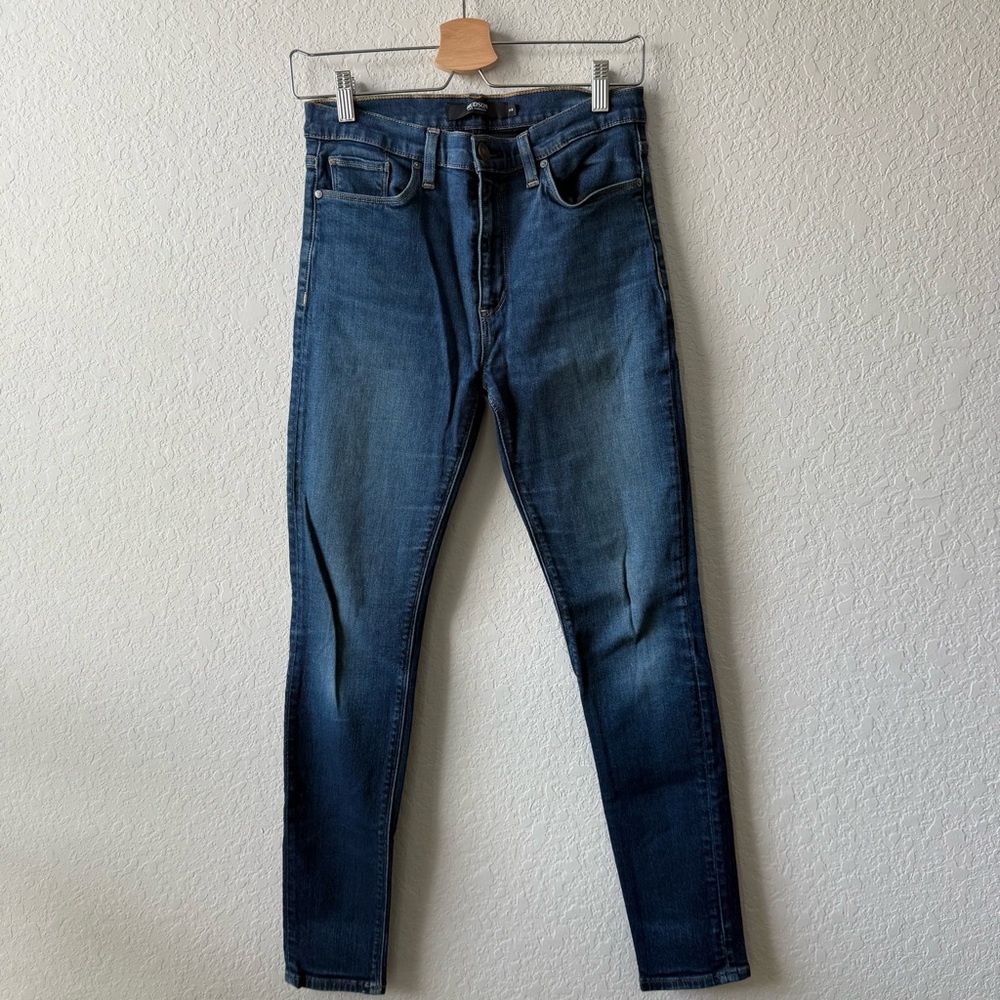 Hudson Jeans Barbara Super Skinny Dark Blue Denim